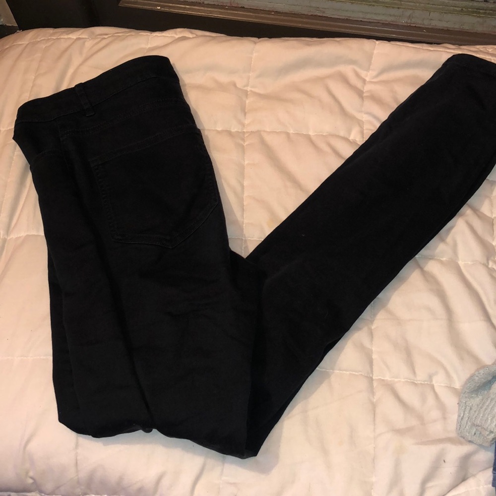 H&M high waist black jeans